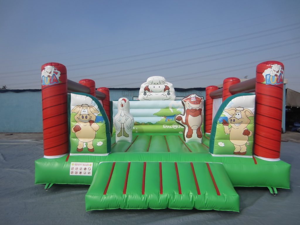 T2-3269 Inflatable Bouncer Happy Farm