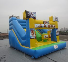 T8-1200 Deslizamiento inflable de Disney Crazy Animal City