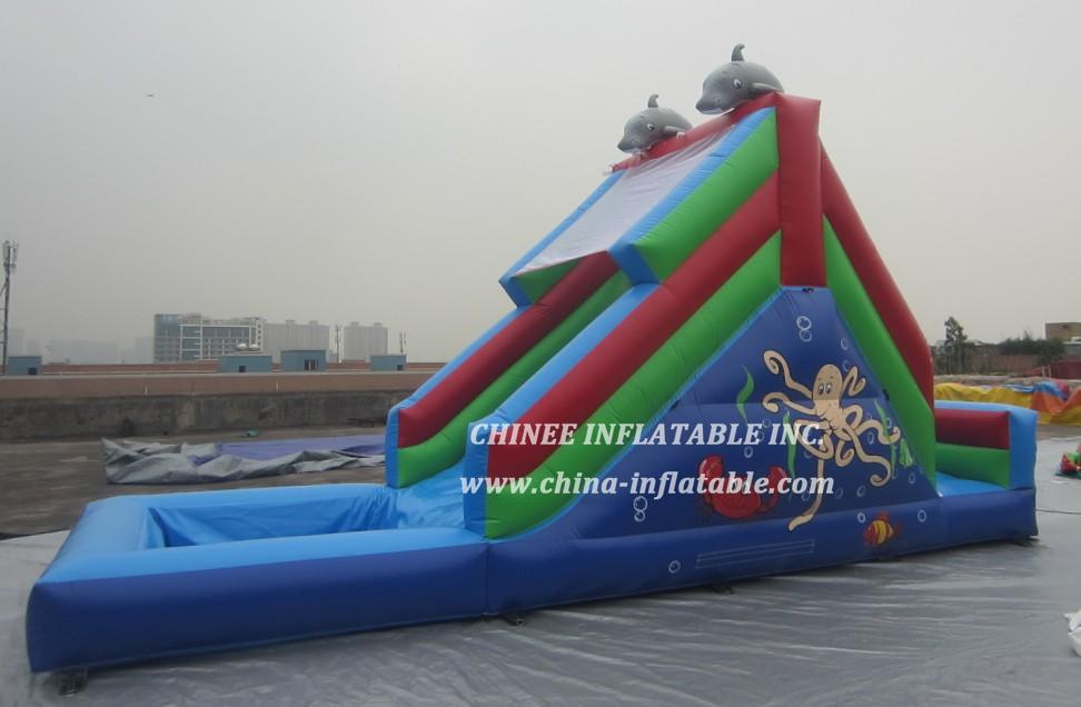 T8-592 Dolphin Inflatable Slide