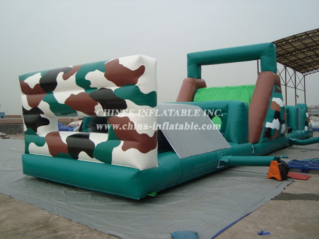 T7-403 Military Style Inflatable Obstacles Courses