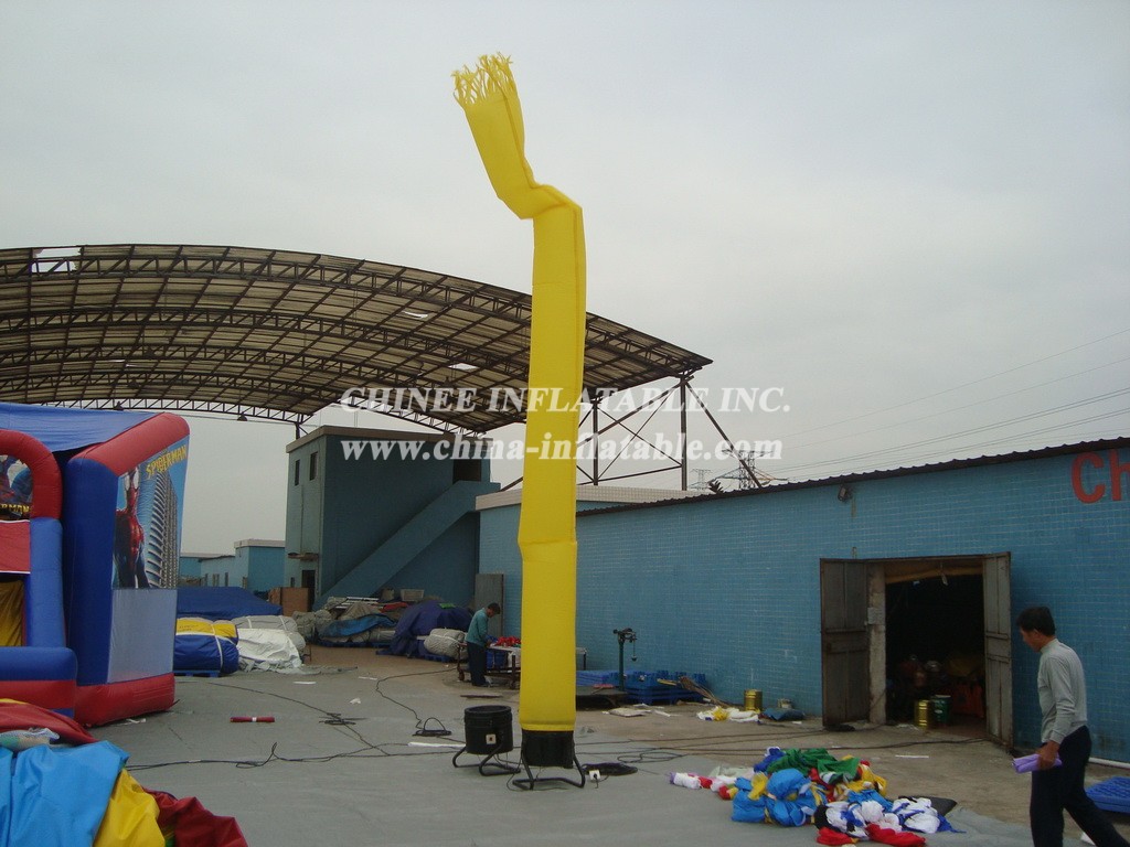 D2-3 Air Dancer Inflatable Purple Tube Man For Advertising