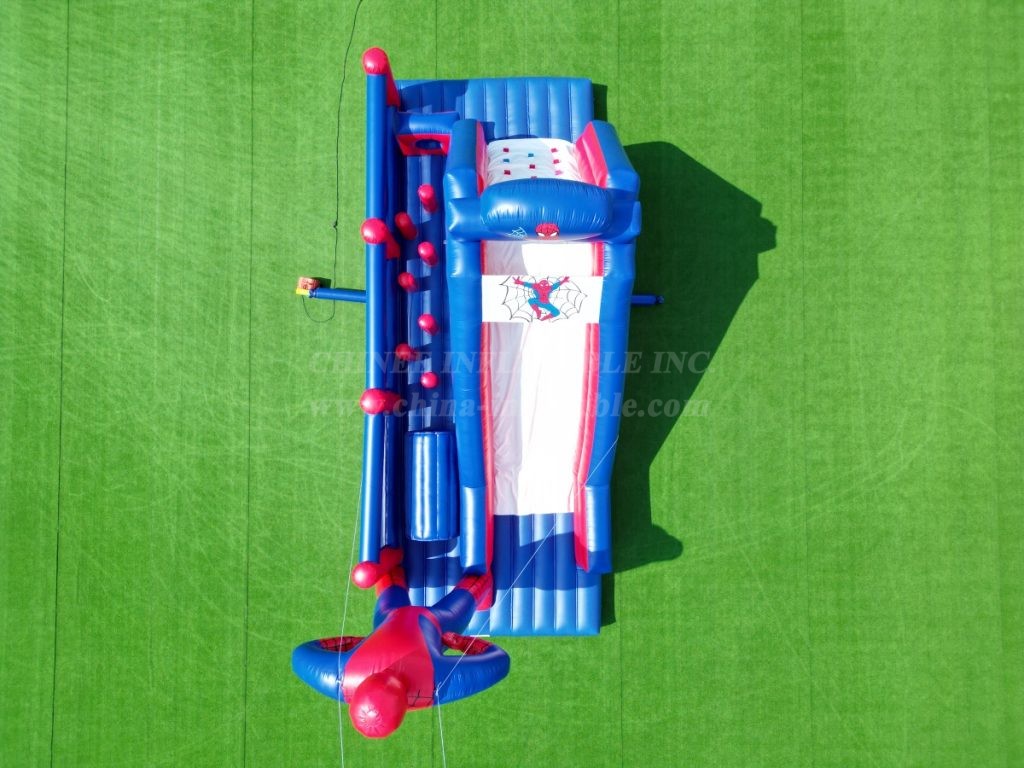 T8-1024 Spider-Man Superhero Inflatable Slide