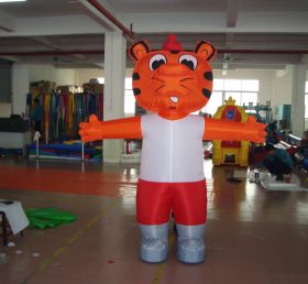 M1-233 Tiger inflable móvil caricatura