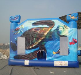 T2-2987 Trampolín inflable del mundo submarino