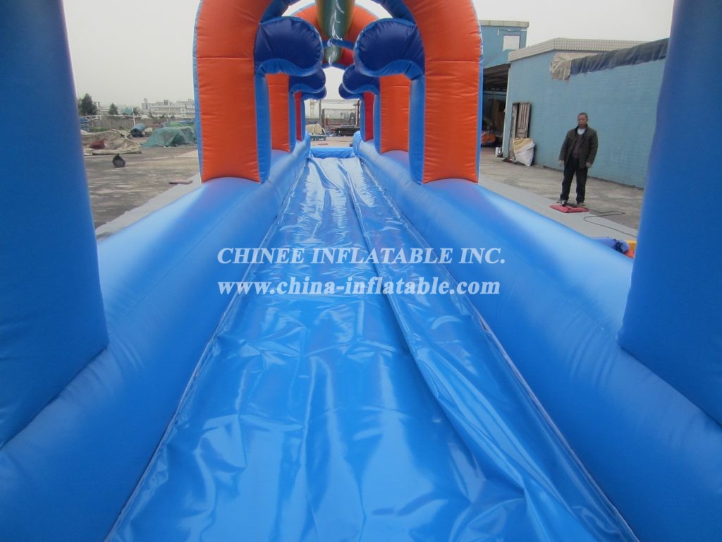 T10-101 Sea Wave Inflatable Water Slides