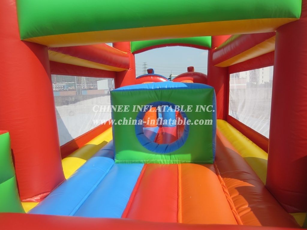 T7-224 Inflatable Castle Obstacles Courses