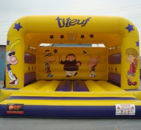 T2-2754 Trampolín inflable de dibujos animados