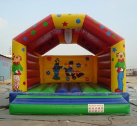 T2-1323 Feliz trampolín inflable payaso