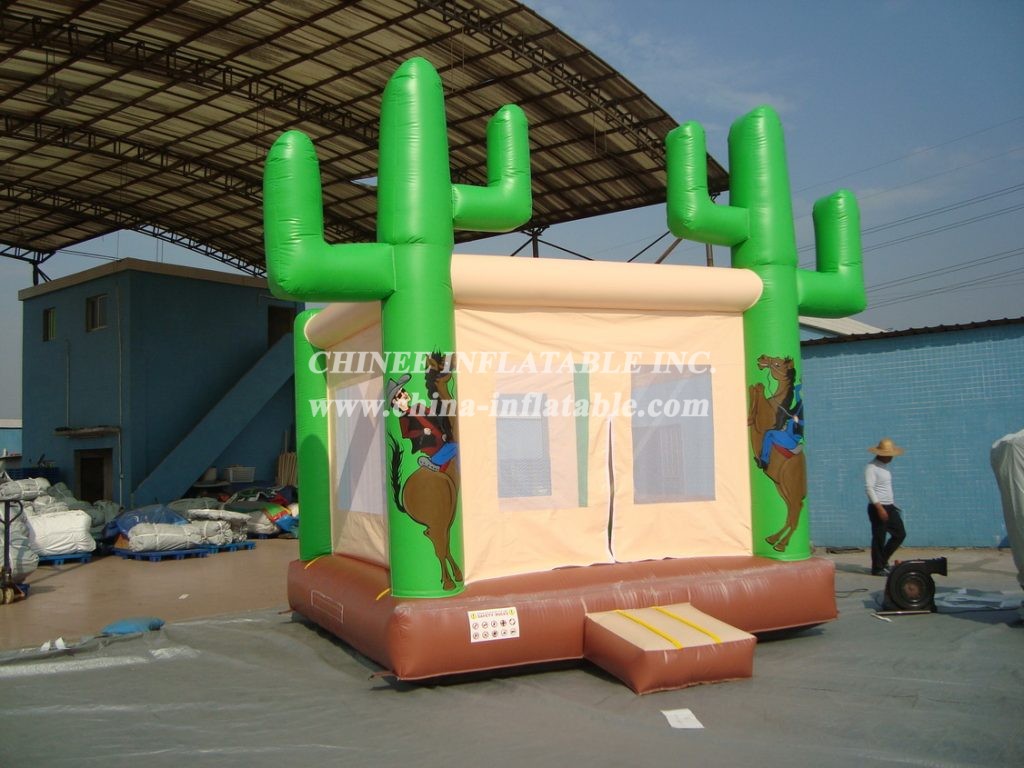 T2-2821 Western Cowboys Inflatable Bouncer