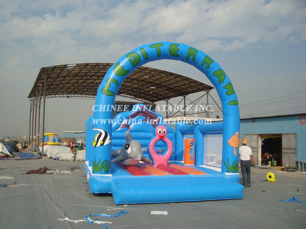 T2-3071 Undersea World Inflatable Bouncers