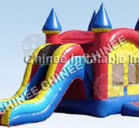 T5-174 Casa inflable de rebote del castillo con tobogán