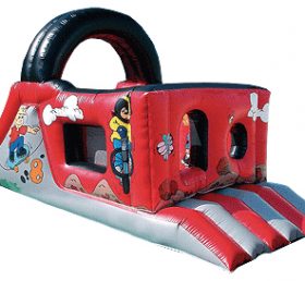 T7-154 Pista de barrera inflable gigante