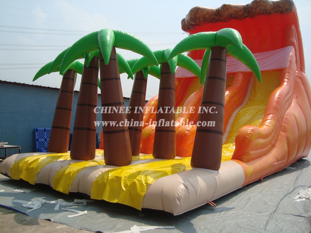 T8-397 Inflatable Slide Jungle Theme Giant Slide