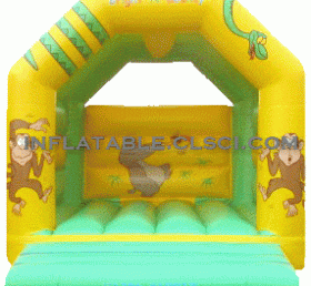 T2-1465 Monkey inflable trampolín