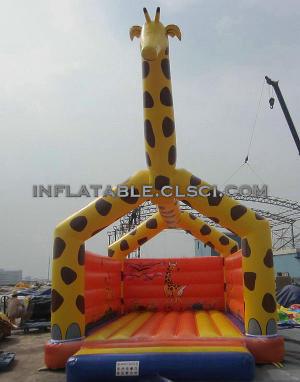 T2-446 Giraffe Inflatable Bouncers