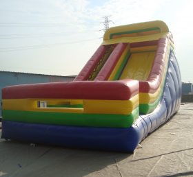 T8-156 Diapositiva inflable comercial gigante de tobogán de agua