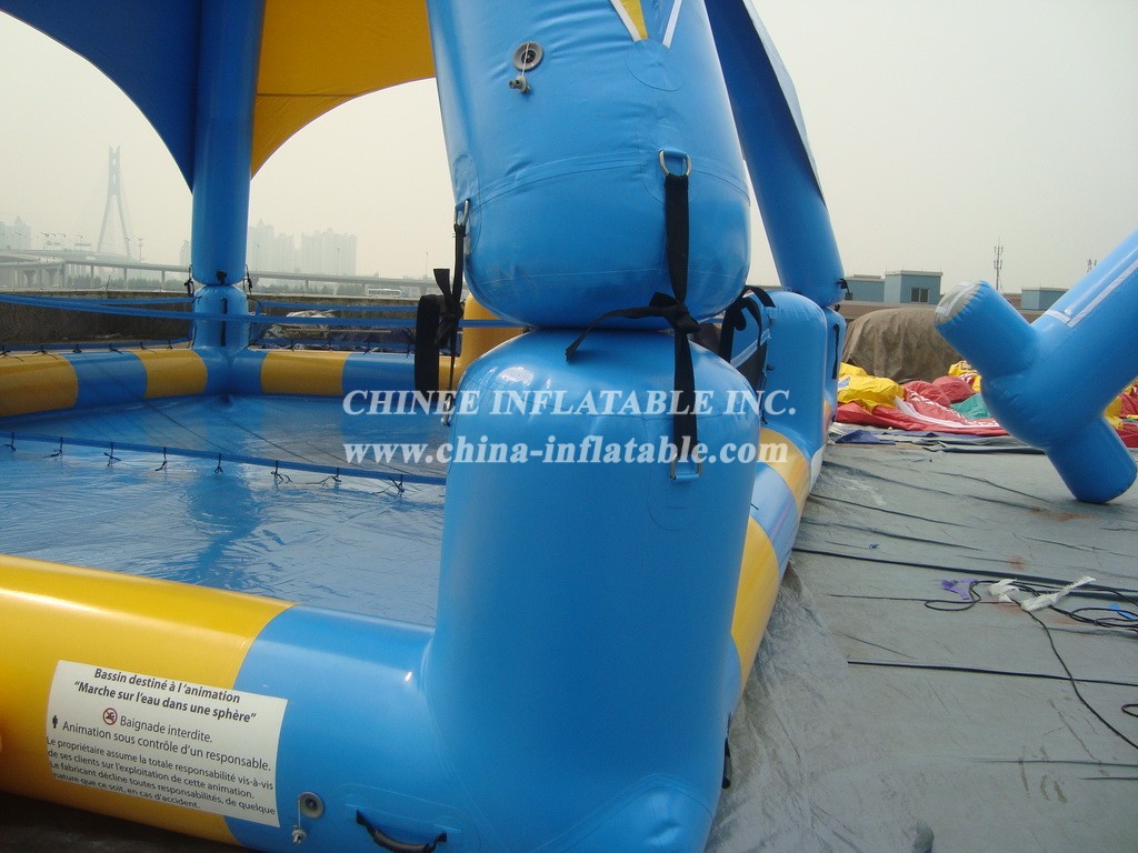 Tent1-444 Large Inflatable Swimming Pool With Tent