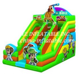 T8-1513 Deslizamiento inflable del juego de béisbol infantil