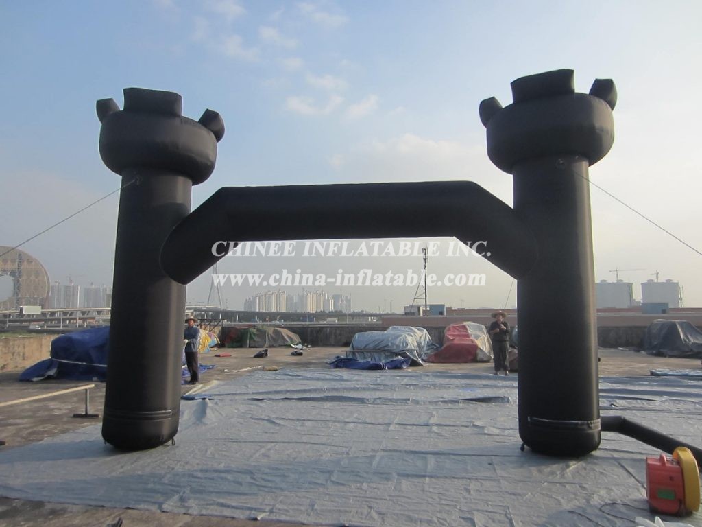 Arch2-020 Black Advertising Inflatable Arches