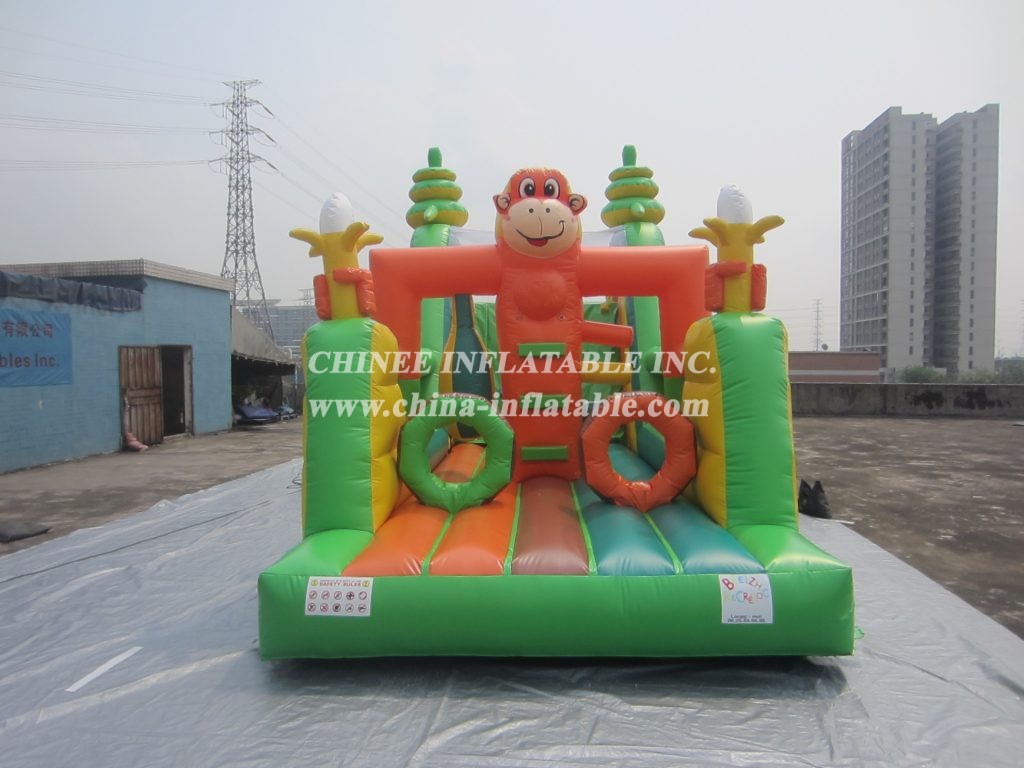 t7-502 Monkey Inflatable Obstacles Courses