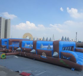 T7-3001 Pista de barrera inflable gigante