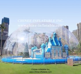 T6-1003 Parque de atracciones inflable de invierno