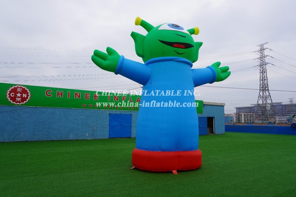 EH-04 Alien Inflatable Character Inflatable Advertising 5M Height