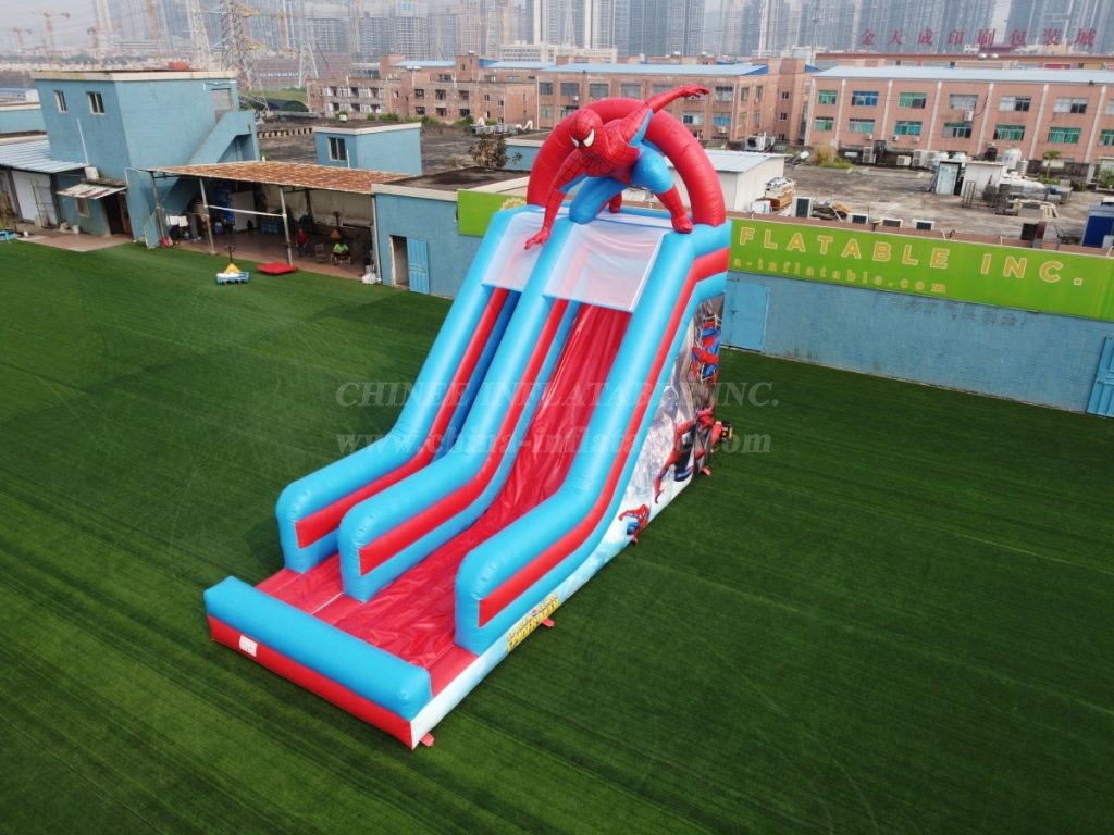 T8-3813 Spider-Man Superhero Inflatable Slide