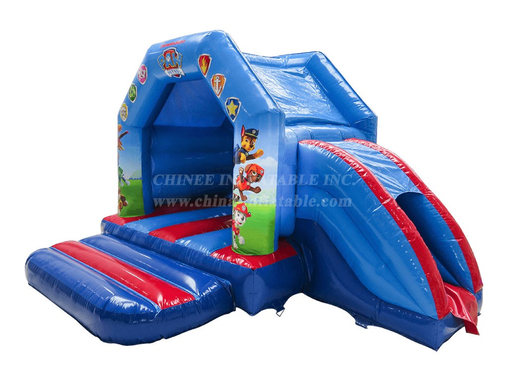 T2-4032 12X15Ft Paw Patrol Side Slide Combi