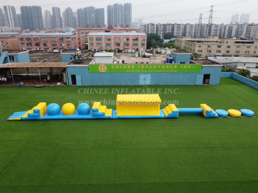 S61 Mini Inflatable Floating Water Park Inflatable Sea Resort Aqua Park Outdoor Floating Island