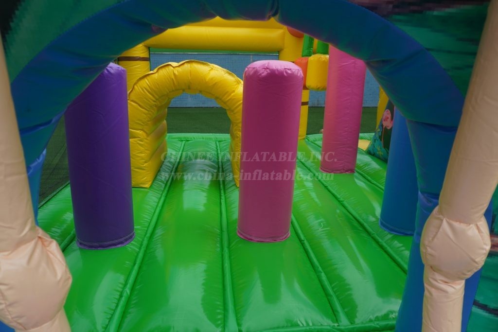 T2-4897 Flamingo Bouncy Castle With Slide