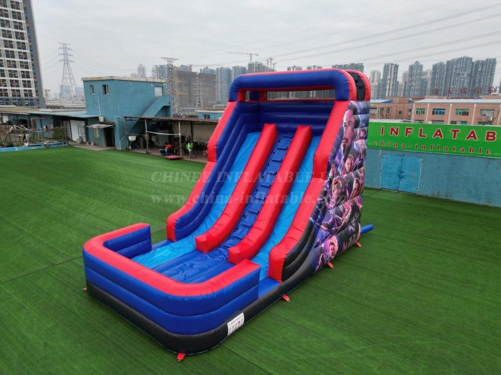 T8-6000 Avengers-Themed Inflatable Slide