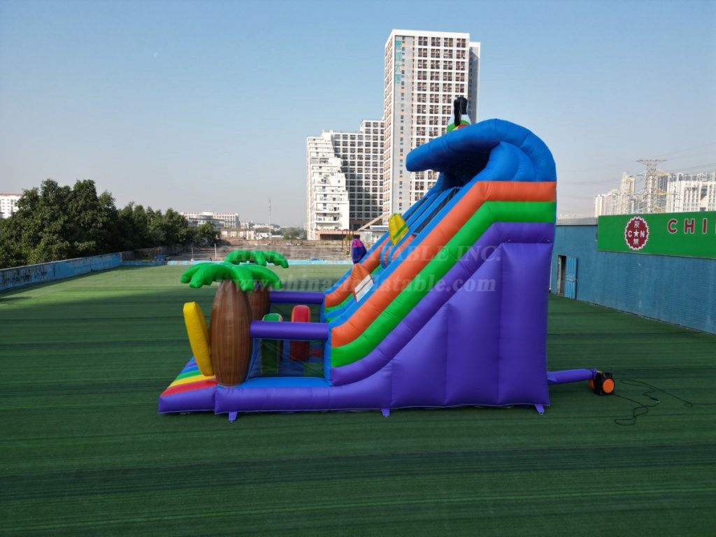 T8-4617 Tropical Paradise Inflatable Slide