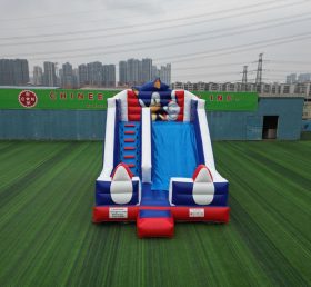 T8-108C Sonic Theme Inflatable Slide