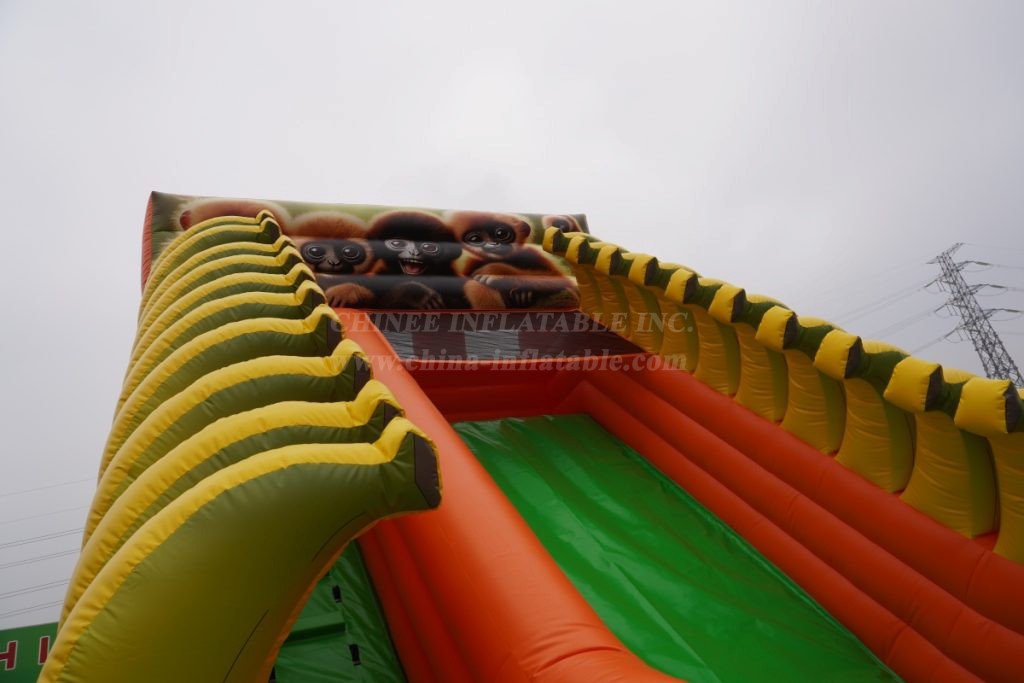 T6-4388 Monkey Inflatable Slide Funcity